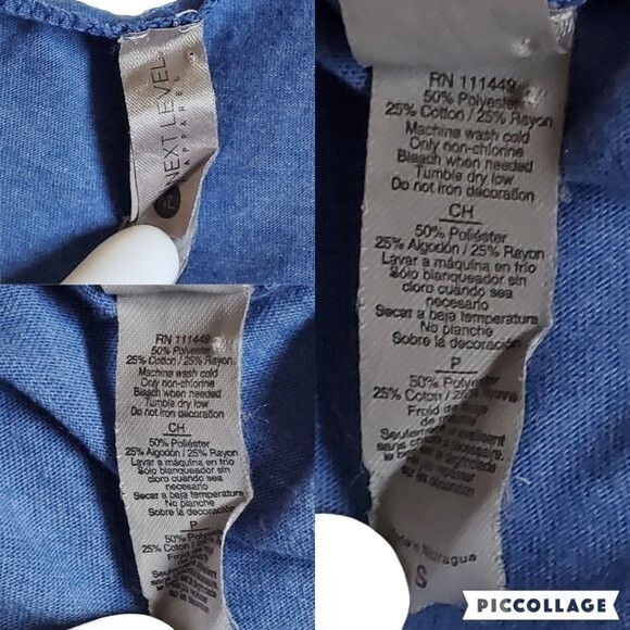 Next Level Apparel blue You Just Got Served tennis racerback tank top sz S - Picture 11 of 11